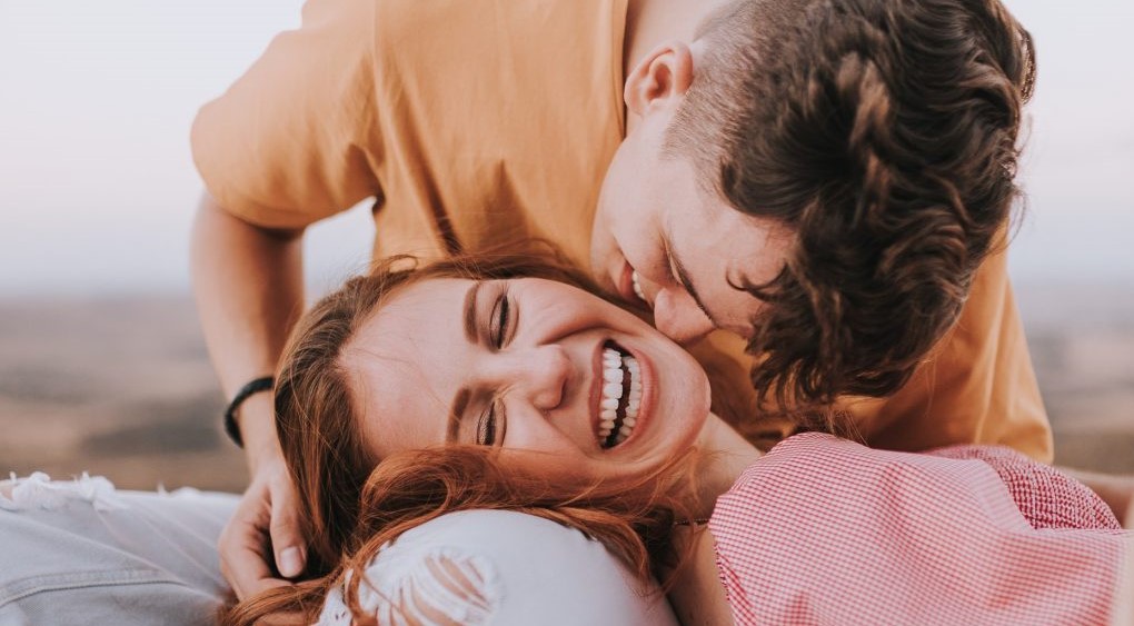 Foto von einem verliebten Paar