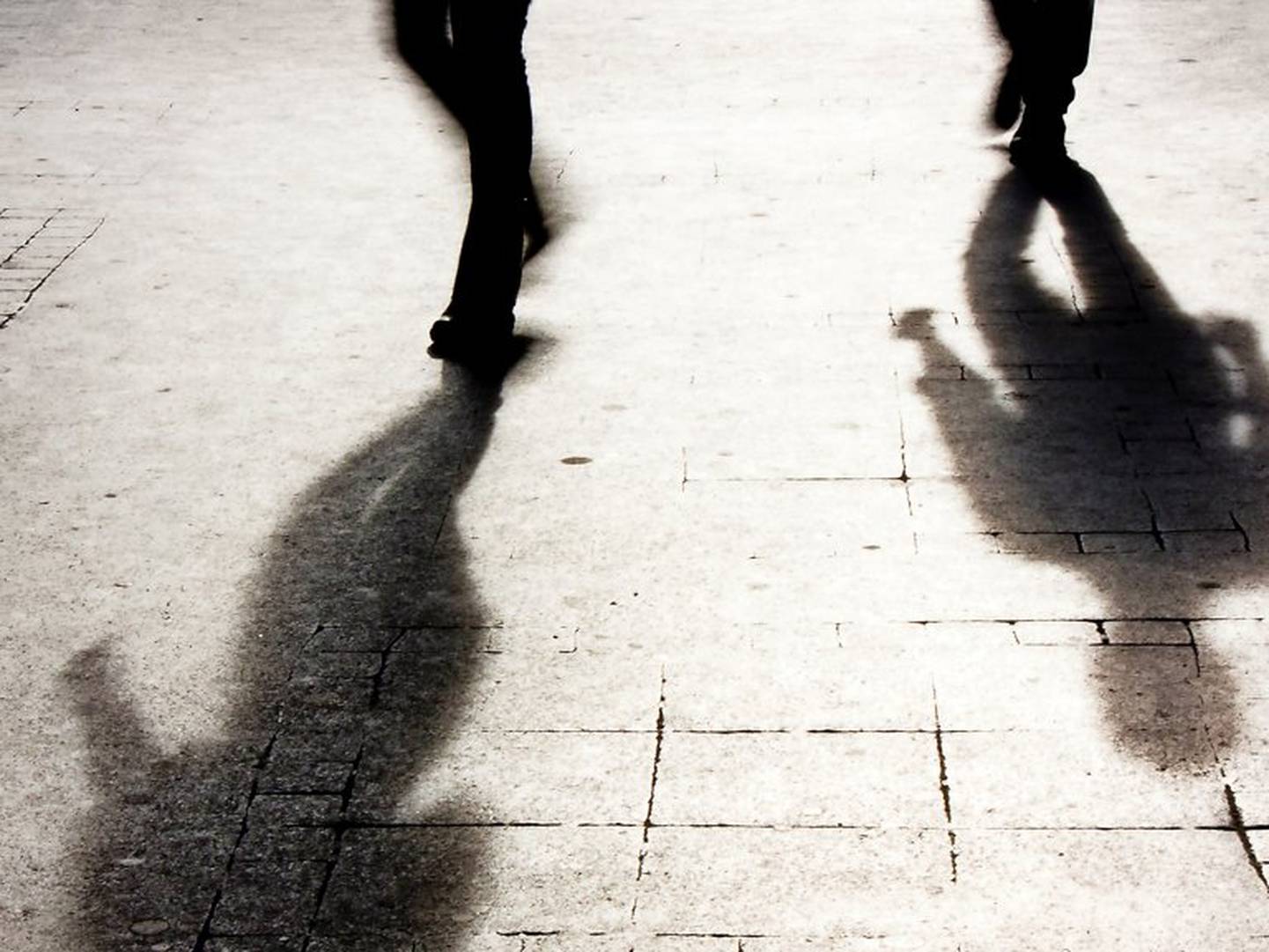 Foto von einer Person die verfolgt wird