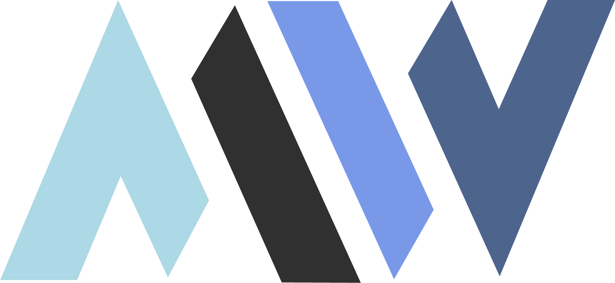 Logo der Metaphernwerkstatt mit den Buchstaben M und W